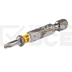 Набор бит TORX 10х50, сталь S2, шестигранный профиль, 10 шт. Denzel, фото5
