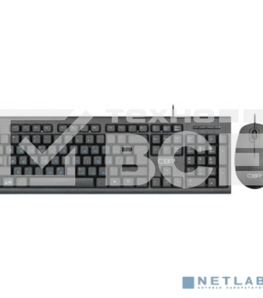 Комплект (клавиатура+мышь) CBR KB SET 711 Carbon