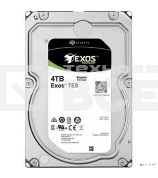 Жесткий диск Seagate Original SATA-III 4Tb ST4000NM000A Exos 7E8 (7200rpm) 256Mb 3.5