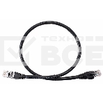 Патч-корд литой AOpen ANP612B-BK-1.5M (7/0.20) UTP кат.6 черный 1,5m, фото 1