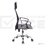 Кресло руководителя Бюрократ KB-6N/SL/B/TW-11 TW-01 TW-11 черный, сетка, крестовина хром, фото4