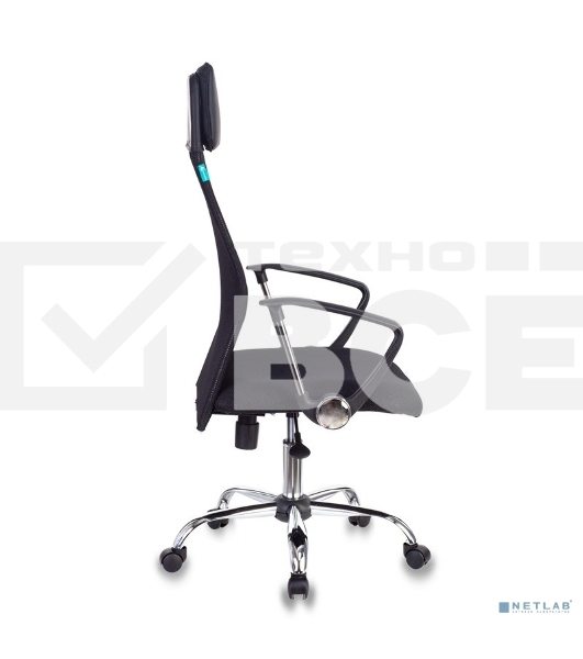 Кресло руководителя Бюрократ KB-6N/SL/B/TW-11 TW-01 TW-11 черный, сетка, крестовина хром