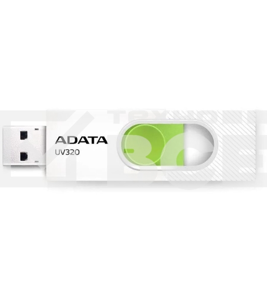 Флеш диск 64GB USB 3.2 Gen1 AUV320-64G-RWHGN White/Green