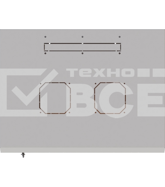 Шкаф коммутационный Suprlan (05-1060) настенный 6U 600x350мм пер.дв.стекл направл.под закл.гайки 70кг RAL 7035 285мм 13.3кг 360мм