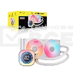 Система жидкостного охлаждения Water Cooling System Corsair iCUE LINK TITAN 240 RX LCD (240мм, белый, RGb/Fans: 2x120мм, 73.5CFM, 36dBA, 2100RPM/S: 1851, 1700, AM5, AM4), фото4