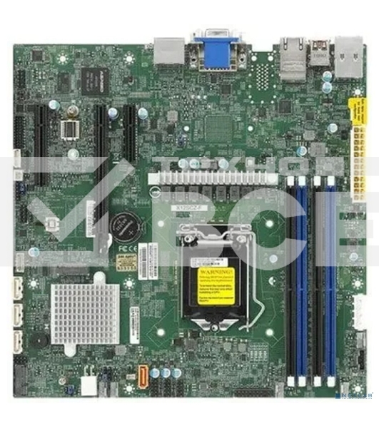 Материнская плата Supermicro X12SCZ-F-B Socket LGA1200 Intel W480E 4DDR4 ECC/DDR4 MicroATX