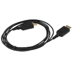 Кабель HDMI Wize WAVC-HDMIUS-1.8M 1.8 м, v.2.0, 19M/19M, 4K/60 Hz 4:4:4, 36 AWG, HDCP 2.2,ультратонкий, позол.разъемы, черный, пакет, фото 1