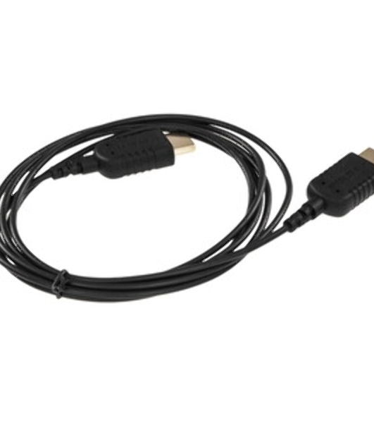 Кабель HDMI Wize WAVC-HDMIUS-1.8M 1.8 м, v.2.0, 19M/19M, 4K/60 Hz 4:4:4, 36 AWG, HDCP 2.2,ультратонкий, позол.разъемы, черный, пакет
