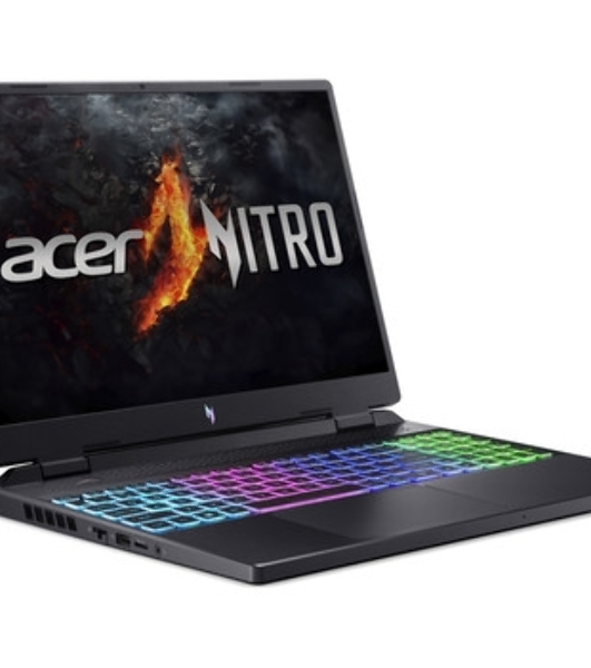 Ноутбук ACER Aspire Nitro V16 ANV16-42-R73R 16'(1920x1200 IPS (180Hz))/AMD Ryzen 7 260(3.8Ghz)/16384Mb/512PCISSDGb/noDVD/Ext:NVIDIA GeForce RTX 5070(8192Mb)/Cam/BT/WiFi/76WHr/war 1y/2.1kg/черный/NoOS