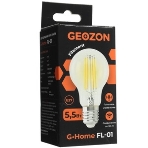 Умная LED лампа филамент GEOZON/E27/A60/5.5W/2200K-5500K/Wi-Fi/AC 220-250В, 50/60Гц/500lm/transparent GSH-SLF01, фото11