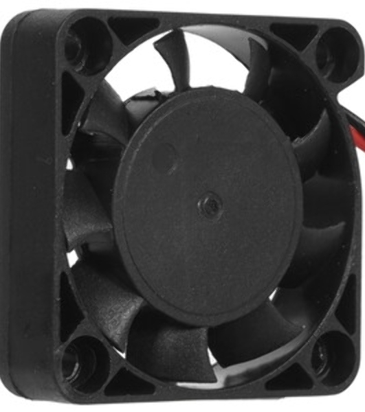Вентилятор для корпуса Rexant RХ 4010MS 12VDC черный, 40 мм, 4800 об/мин, 20 дБ, 2 pin