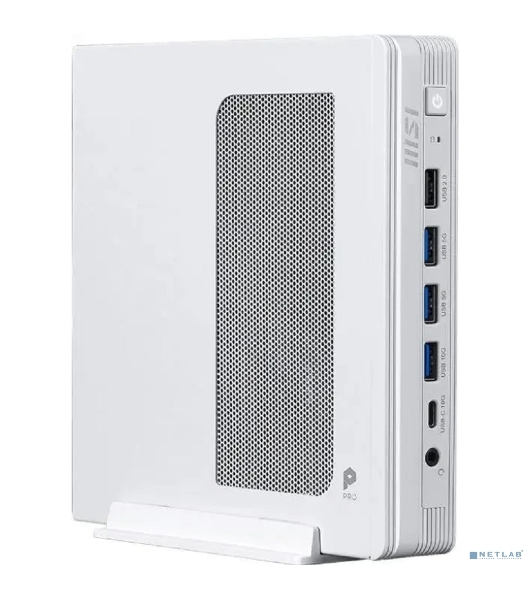 Неттоп MSI Pro DP10 A14MG-014BRU i3 14100 (3.5) UHDG 730 без ОС 2x2.5GbitEth WiFi BT 120W белый (936-B21012-014)