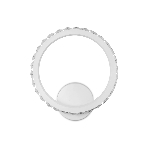 Настенный светодиодный светильник с выключателем Ambrella light FA211 WH белый LED 3000K+6400K 15W 230*250*45, фото 1