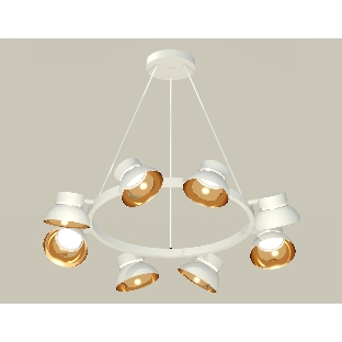 Светильник Ambrella light XB9195101/8 SWH/PYG/CL белый песок/золото желтое полированное/прозрачный GX53 (C9195, N8144)