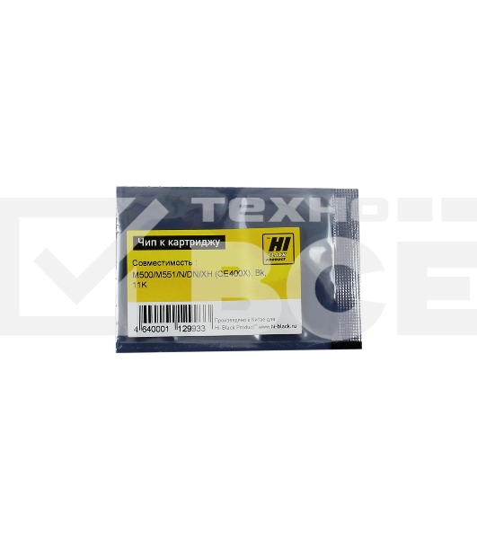 Чип к картриджу Hi-Black HP M500/M551/N/DN/XH Bk new 11K