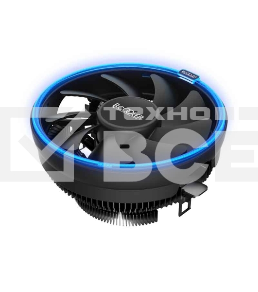 Кулер PCCooler E126MB черный 120мм алюминий 1800rpm 26.5db 4-pin 92W 70мм