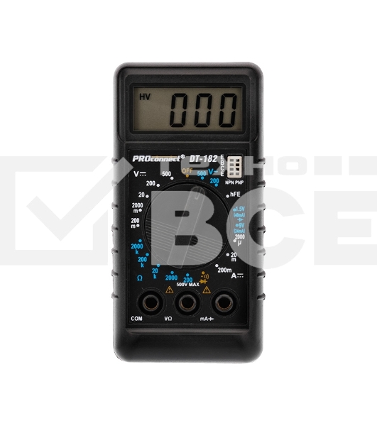 Портативный мультиметр М-182 (DT-182) PROconnect