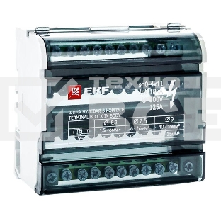 Шина нулевая в корпусе 4х11 EKF sn0-4x11