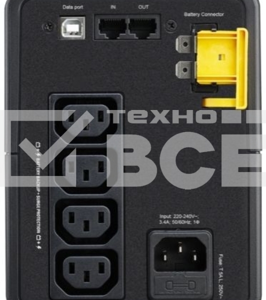 Источник бесперебойного питания APC Back-UPS BX750MI 410Вт 750ВА черный