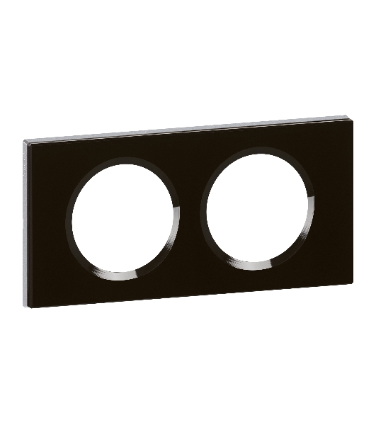 Рамка 2-ая Celiane Черное стекло