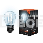 Лампа светодиодная филаментная Rexant Шарик GL45 7.5 Вт 600 Лм 4000K E27 прозрачная колба, фото4