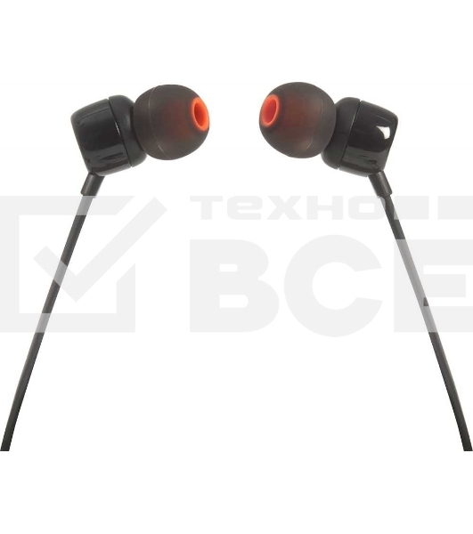 Наушники проводные JBL T110 черный