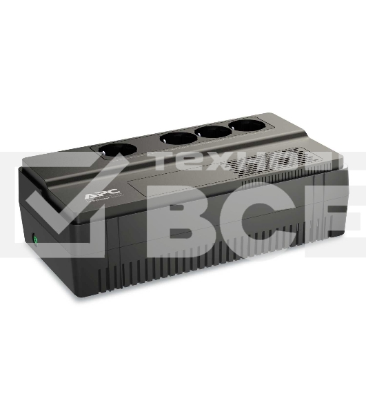 Источник бесперебойного питания APC Back-UPS BV650I-GR 375Вт 650ВА черный