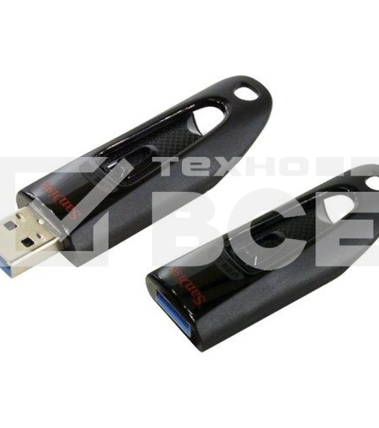 Флеш диск Sandisk 16Gb Ultra SDCZ48-016G-U46 USB3.0 черный