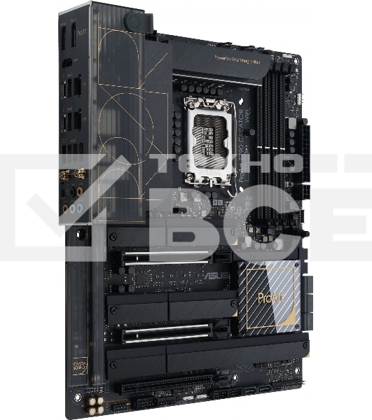 Материнская плата ASUS ProArt Z790-Creator WiFi, LGA 1700, Intel Z790, 4xDDR5, 8xSATA, 4xM.2, 1xPCIe 4.0 x4, 1xPCIe 5.0 x8, 1xPCIe 5.0 x16, 2xUSB-C Thunderbolt 4, 1xHDMI, 2xUSB-C, 2x 10Gb LAN, 6xUSB-A 3.2 Gen 2, 5x3.5 мм, 7.1, ATX