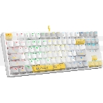 Клавиатура A4Tech Bloody S87 Energy (S87 USB ENERGY WHITE) проводная USB белый/жёлтый, фото13
