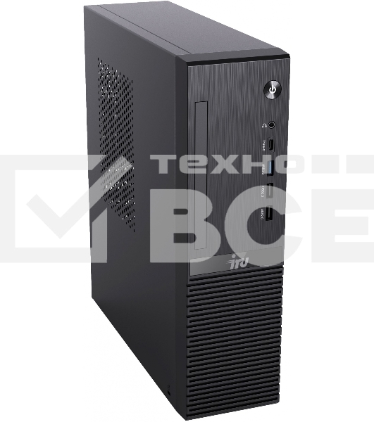 Компьютер  IRU 310SC SFF i5 12400 (2.5) 8Gb SSD256Gb UHDG 730 Windows 11 Professional GbitEth 200W черный (1969067)