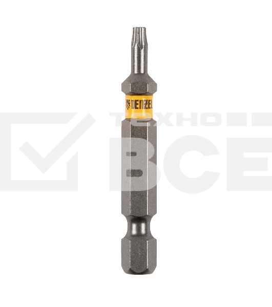 Набор бит TORX 10х50, сталь S2, шестигранный профиль, 10 шт. Denzel