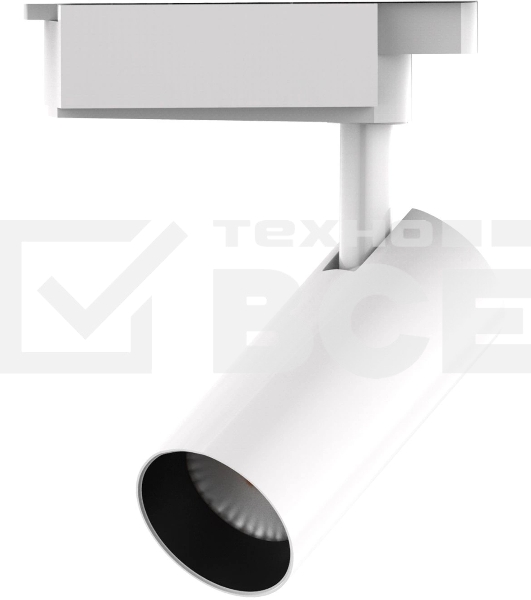 Светильник GAUSS трековый цилиндр 12W 950lm 4000K 180-220V IP20 55*190мм белый LED 1/40 TR064