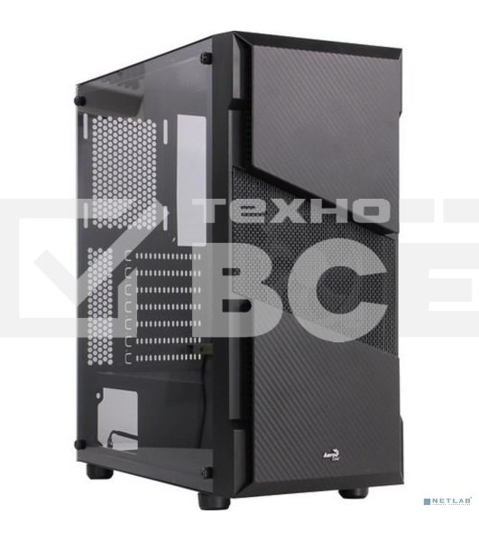 Корпус Aerocool  / Formula Menace Saturn FRGB-G-BK-v1 черный без БП ATX 4x120mm 2xUSB2.0 1xUSB3.0 audio bott PSU