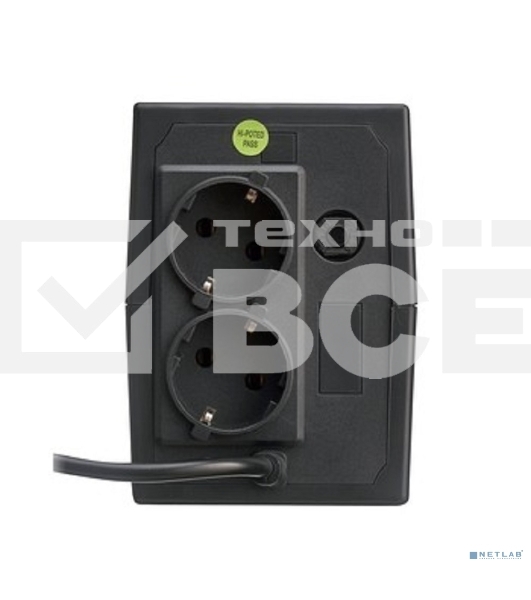 Источник бесперебойного питания ExeGate EX279215RUS Power Back BNB-450<450VA, Black, 2 евророзетки>