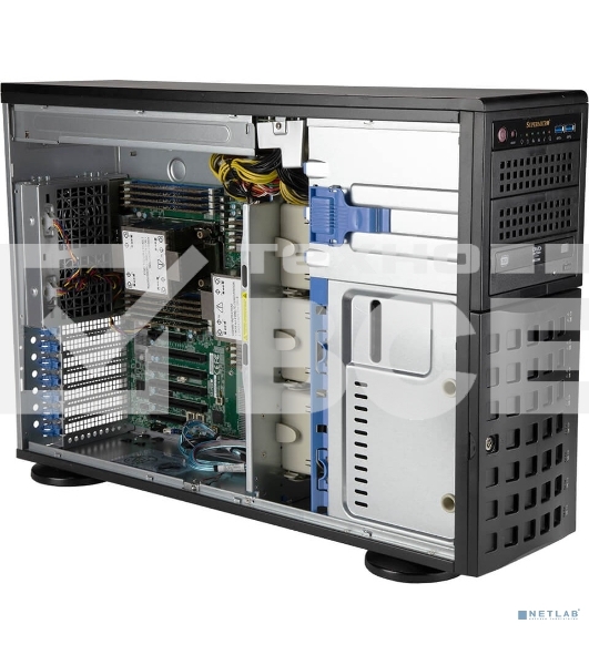 Серверная платформа Supermicro SYS-740P-TR 4U noCPU(2)3rd GenScalable/TDP 270W/no DIMM(18)/ SATARAID HDD(8)LFF/2x1GbE/2x1200W
