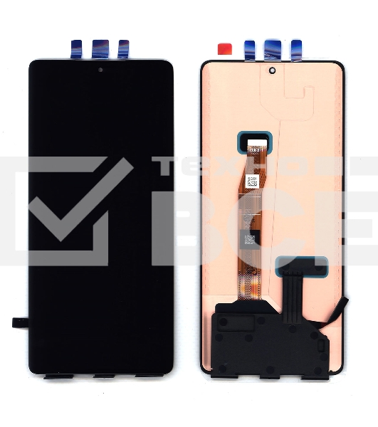 Дисплей (модуль) для Huawei Honor X9a в сборе с тачскрином черный TFT
