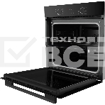 Встраиваемый духовой шкаф Kuppersberg HF 608 B 60 см, 80 л, High-Tech, 6 режимов, паровая очистка, черный, фото3