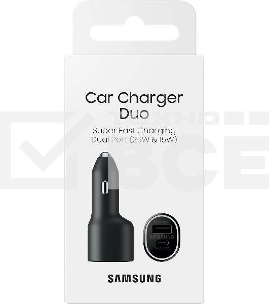 Зарядное устройство для авто Samsung EP-L4020NBEGEU W/O CABLE