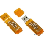 Флешка USB Smartbuy Glossy series Orange (SB16GBGS-OR), 16Gb, USB 2.0, R/W 25/15, оранжевый, фото 1