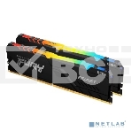 Оперативная память Kingston Fury Beast, DDR4, 16GB (2x8GB), 3200MHz, CL16, DIMM, с радиатором, RGB, черный, фото8