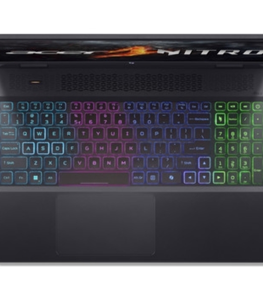 Ноутбук ACER Aspire Nitro V16 ANV16-42-R73R 16'(1920x1200 IPS (180Hz))/AMD Ryzen 7 260(3.8Ghz)/16384Mb/512PCISSDGb/noDVD/Ext:NVIDIA GeForce RTX 5070(8192Mb)/Cam/BT/WiFi/76WHr/war 1y/2.1kg/черный/NoOS