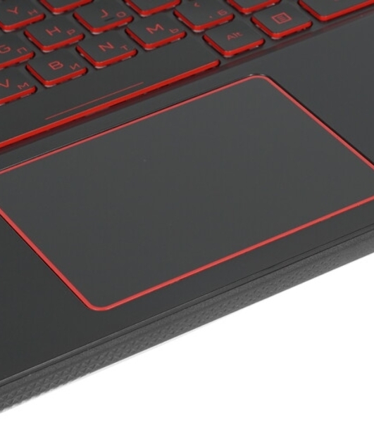 Клавиатура для ноутбука Acer Nitro 5 AN515-54 черная с красной подсветкой (красная подложка)
