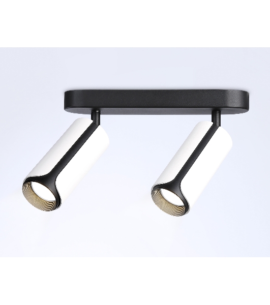 Светильник Ambrella light TN51596/2 WH/BK белый/черный GU10/2 260*60*195