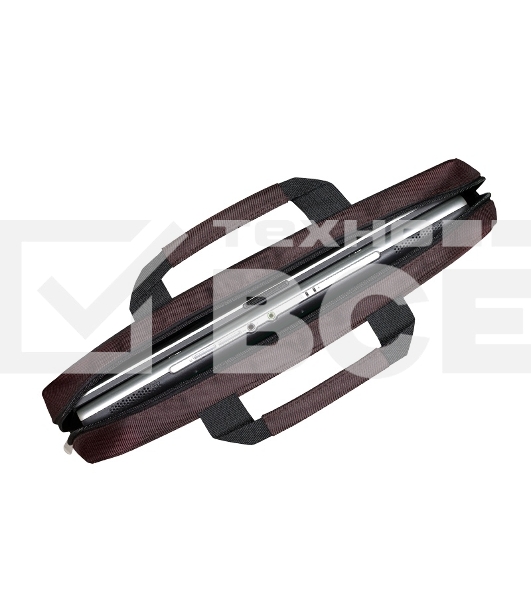 Сумка ExeGate EX212308RUS Start S15 Charcoal, темно-коричневая, полиэстер, для ноутбуков до 15.6