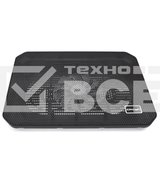 Аксессуар к ноутбуку CROWN Подставка для ноутбука CMLC-M10 черный (Для ноутбуков диагональю до 17”, подсветка, 1*кулер D140*15мм)