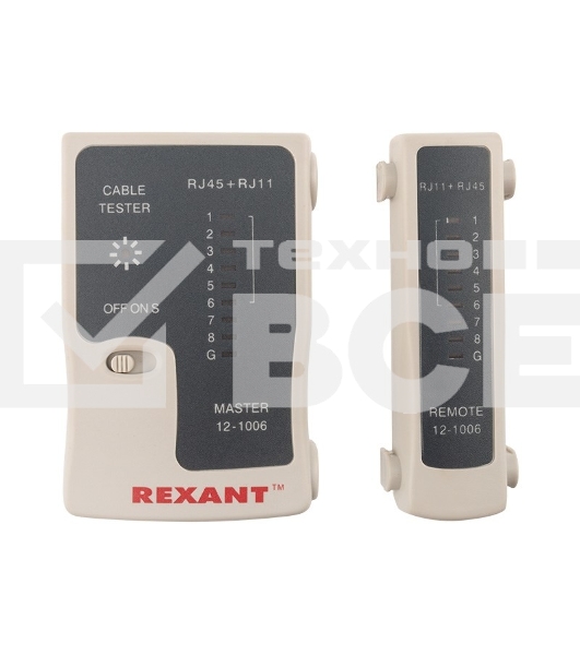 Тестер кабеля RJ-45+RJ-11 468 Rexant
