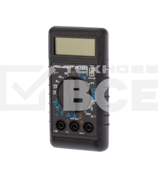 Портативный мультиметр М-182 (DT-182) PROconnect