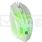 Мышь проводная Defender Cyber MB-560L белый, 1200 dpi, USB, кнопки - 3, фото29