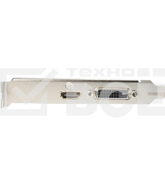 Видеокарта Gigabyte GV-N1030D4-2GL NVidia GeForce GT 1030, 2Gb DDR4/64-bit, PCI-Ex16 3.0, DVI-Dx1, HDMI2.0bx1, LP, 2-slot cooler, Retail